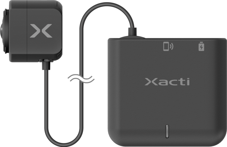 CX-WL100, ayrı bir ana üniteye bağlı kompakt bir kamera başlığından oluşur. Kamera başlığı, kablosu olmadan yaklaşık 29,5 g ağırlığındadır.