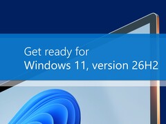 Microsoft’un yakında çıkacak olan Windows 11 sürüm 26H2’yi duyuran resmi tanıtım afişi.