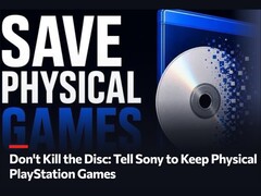 Fiziksel PlayStation oyunlarına yönelik “Don't Kill The Disc” kampanyasının tanıtım görseli