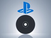 PlayStation logosunun altında gösterilen boş bir PS5 diski
