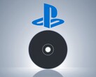 PlayStation logosunun altında gösterilen boş bir PS5 diski