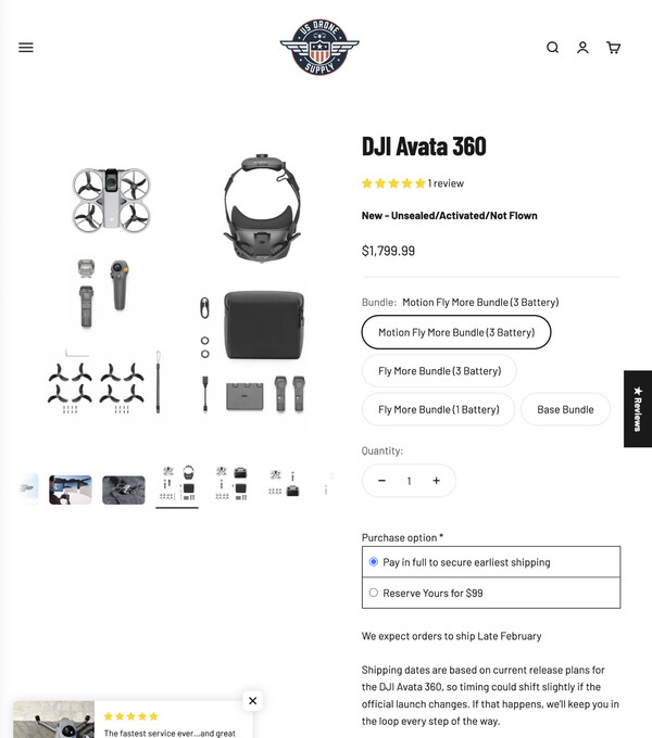 (Resim kaynağı: US Drone Supply)