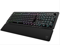 Çıkarılabilir yumuşak bilek desteği ile donatılmış Turtle Beach Vulcan II XP Air mekanik oyun klavyesi.
