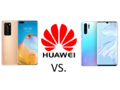 How big are the differences between the Huawei P40 Pro (left) and the Huawei P30 Pro (right)?