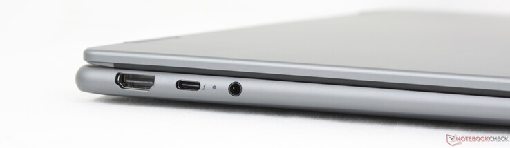 Sol: HDMI 1.4b, USB-C 4.0 w/ Thunderbolt 4, DisplayPort 2.1 + Power Delivery 3.0, 3,5 mm kulaklık