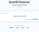 Google SynthID Detector web sitesi