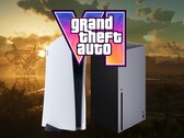 PS5 ve Xbox konsollarının üzerinde görülen GTA 6 logosu