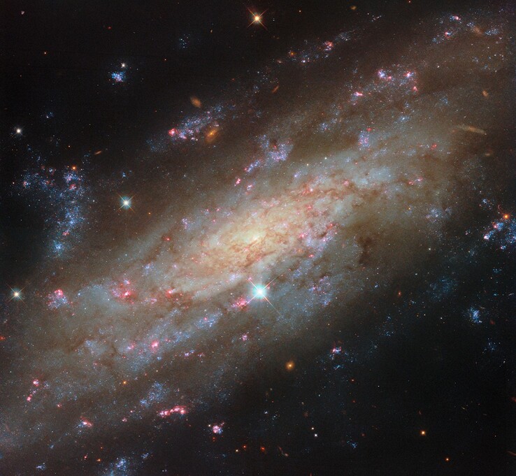 Hubble Uzay Teleskobu tarafından çekilen ve NGC 3137'yi gösteren görüntü.