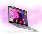 Resimde - Lenovo Yoga Slim 7i Aura Edition beyaz bir arka plana karşı.