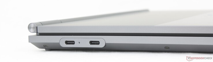 Sol: USB-C Thunderbolt 4 w/ DisplayPort 2.1 + Güç Dağıtımı, 3,5 mm kulaklık