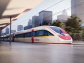 Siemens Mobility tarafından üretilen Vinspeed tren setinin renderı. Tren Velaro Novo platformunu kullanacak