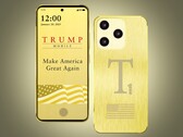 Trump T1 Telefonunun reklamı bu görsel kullanılarak yapılmıştır, ancak gerçek ürün çok farklı görünebilir.