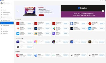 MyAsus'ta reklam sekmesi