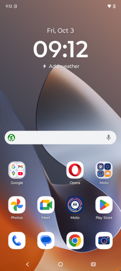 Motorola Moto G86 Power üzerindeki yazılım