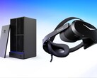Pimax Spation mini-PC ve Crystal Pro VR gözlüğü.