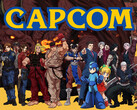 Capcom logosu ve oyunlarından karakterler. Japon yayıncı, Batı'daki oyun stüdyolarını vuran işten çıkarma dalgasından büyük ölçüde kaçınmıştır.