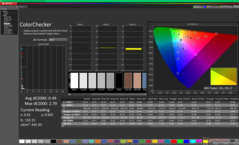 Kalibrasyondan sonra ColorChecker