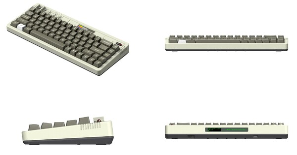 8BitDo Retro 68 Klavye AP50th Limited Edition'ın tasarımı Apple II'den esinlenmiştir.