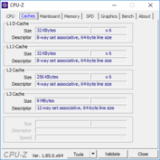 CPU-Z: Caches