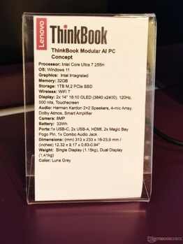 Lenovo ThinkBook Modular AI PC konsept özellikleri