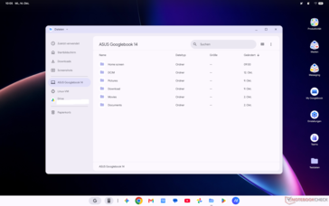 Googlebook OS dosya gezgini