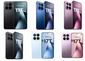 Sızdırılan Xiaomi 17T serisi görselleri.