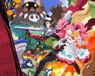 Disgaea Mayhem'in, paralı asker N.A.'nın yer aldığı resmi afişi.