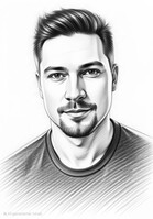 Portrait Studio AI ile "Sketch" modunda oluşturulan görüntü.