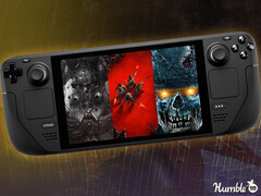 Fight 4 Your Friends paketi daha önce Nisan 2023'te sunulmuştu. Resimde görülüyor: Koleksiyonun kapağı ile Steam Deck (düzenlenmiştir).