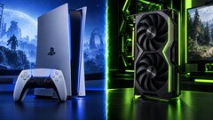 PS6 ve Nvidia'nın RTX 6060 GPU'sunun yapay zekayla oluşturulmuş görselleri.