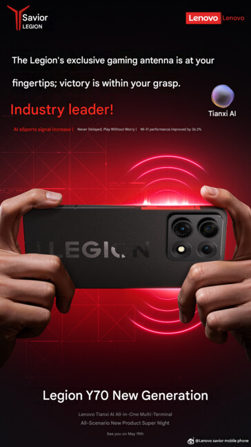 Yaklaşan Lenovo Legion telefonunun WiFi performans teaser'ı (makine çevirisi)