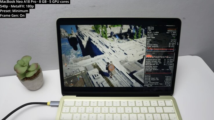 Crimson Desert, A18 Pro üzerinde çalışıyor, ancak biraz bulanık bir yakalama var.