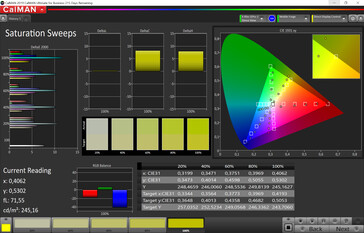 Saturation (target color space: sRGB)