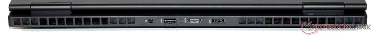 Arka kısım: Güç girişi, Gigabit Ethernet, HDMI, USB 3.2 Gen 1 (USB-A)