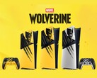Marvel'in Wolverine PS5 kumanda kılıfları ve konsolları gösterilmektedir