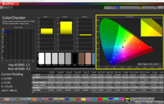CalMAN ColorChecker ile kalibre edilmiş (OLED)