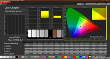 CalMAN: ColorChecker (kalibre edilmiş)