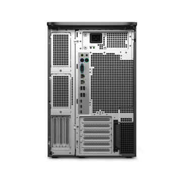 Dell Pro Precision 9 T6 arkadan.