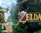 The Legend of Zelda: Ocarina of Time yeniden yapımının resmî tanıtım görseli.