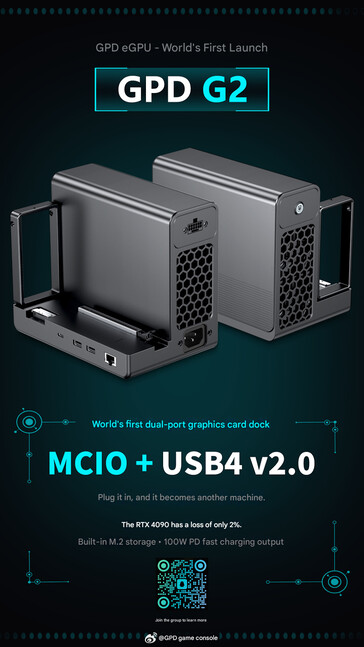 MCIO ile G2 eGPU dock (makine çevirisi)