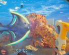 Subnautica 2'nin öldürülebilir yaratıklar içeren modifiye edilmiş bir versiyonunun ekran görüntüsü