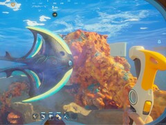 Subnautica 2'nin öldürülebilir yaratıklar içeren modifiye edilmiş bir versiyonunun ekran görüntüsü
