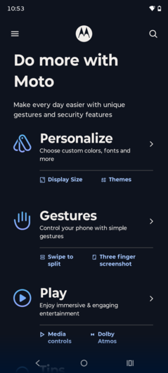 Yazılım Motorola Edge 70