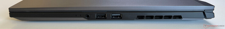 Sağ: 3,5 mm ses jakı, USB 2.0 Tip-A, USB 3.2 Gen1 Tip-A (5 GBit/s)