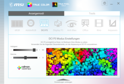 True Color settings