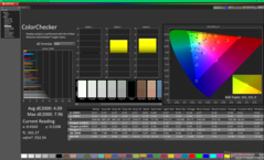 Kalibrasyon öncesi ColorChecker (sRGB)