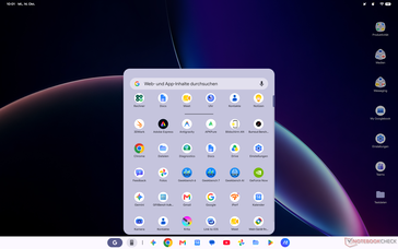 Googlebook OS başlat menüsü