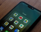 Resimde görülen bir Android akıllı telefon