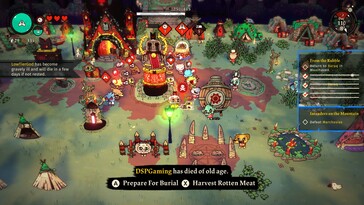 Resim: Cult of the Lamb oyunundan bir ekran görüntüsü.