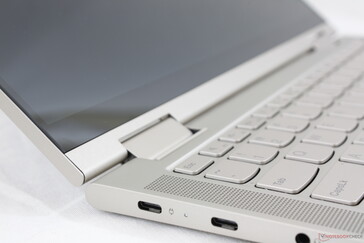 The keyboard deck warps slightly if pressing down on its center